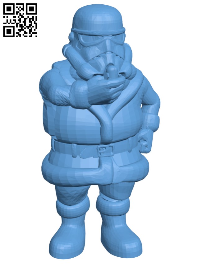 SantaTrooper H001484 file stl free download 3D Model for CNC and 3d printer