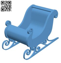 Santa’s Sleigh H001892 file stl free download 3D Model for CNC and 3d printer