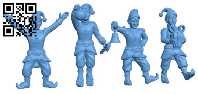 Santa's elves H001421 file stl free download 3D Model for CNC and 3d printer