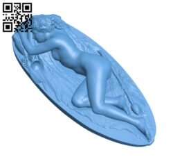 Sleeping Bacchante H002145 file stl free download 3D Model for CNC and 3d printer