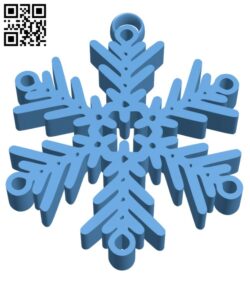 Snowflake earrings H001715 file stl free download 3D Model for CNC and 3d printer