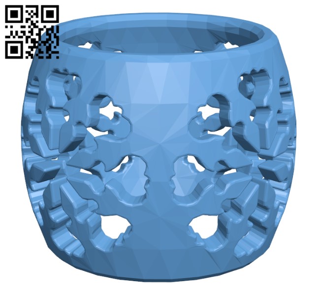 Snowflake napkin ring H001841 file stl free download 3D Model for CNC and 3d printer