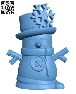 Snowman H001487 file stl free download 3D Model for CNC and 3d printer