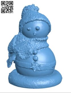 Snowman (multicolor and shell to add light) H001429 file stl free download 3D Model for CNC and 3d printer