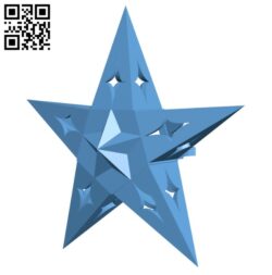 Solstice Star Tree Topper H001607 file stl free download 3D Model for CNC and 3d printer