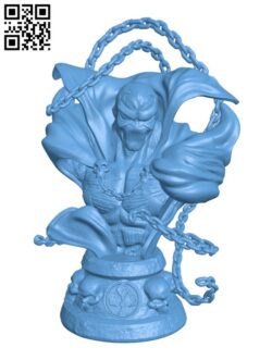 Spawn Bust H001846 file stl free download 3D Model for CNC and 3d printer