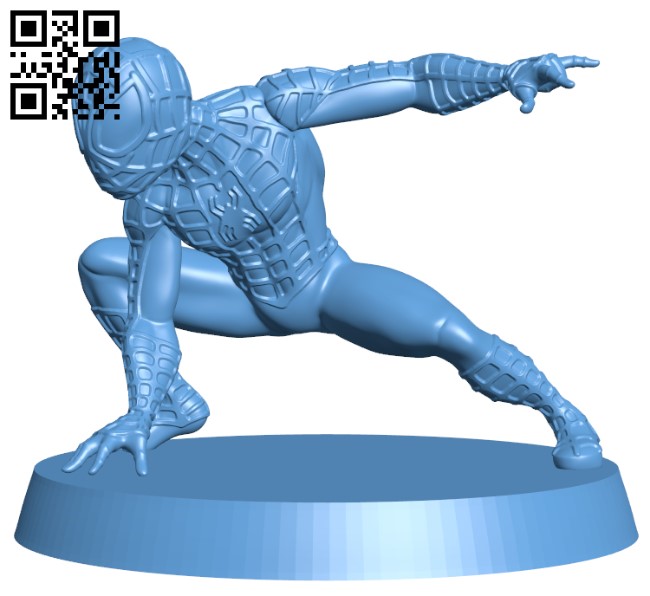 Spiderman - Superhero H002008 file stl free download 3D Model for CNC and 3d printer