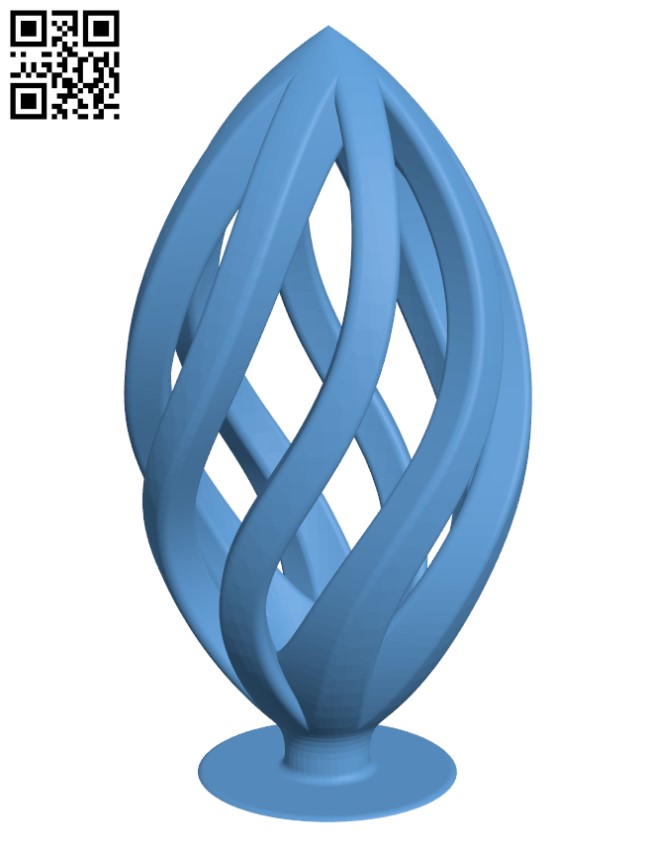 Spiral Ornament H001720 file stl free download 3D Model for CNC and 3d printer