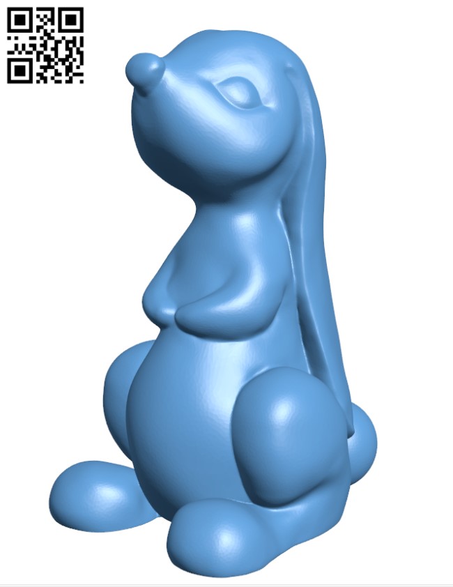 Spring Bunny H002010 file stl free download 3D Model for CNC and 3d printer