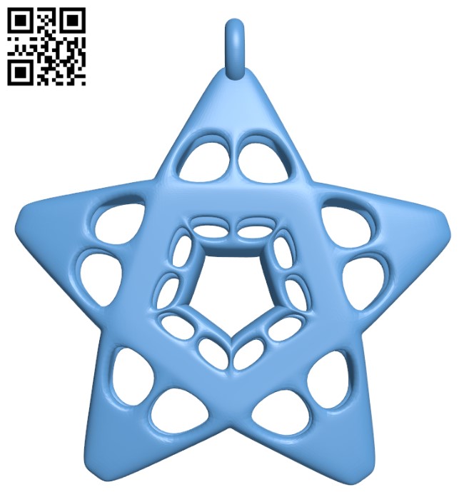 Star of Belen H001723 file stl free download 3D Model for CNC and 3d printer