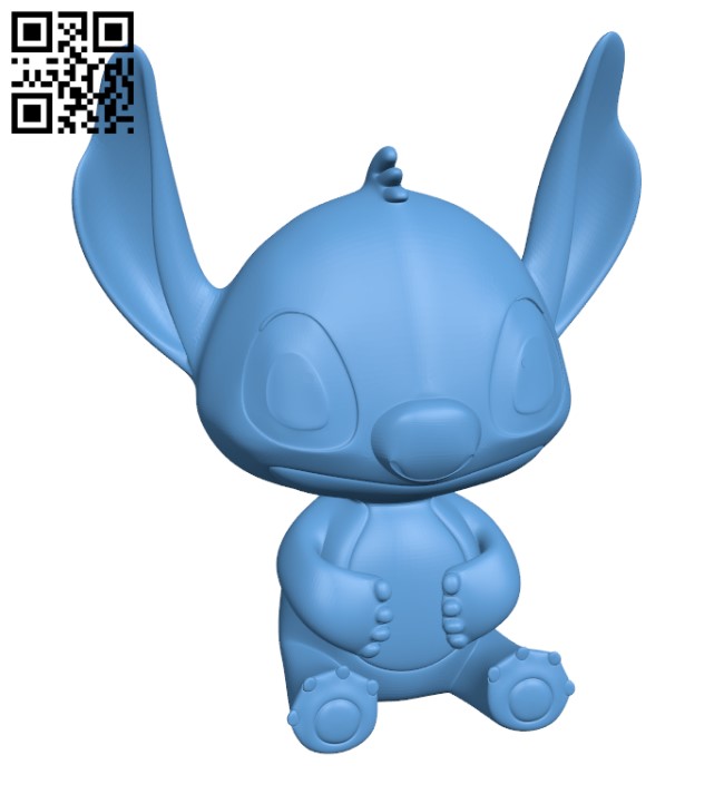 Stitch Disney H001553 file stl free download 3D Model for CNC and 3d printer