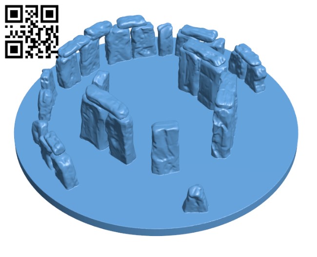 Stonehenge H002257 file stl free download 3D Model for CNC and 3d printer