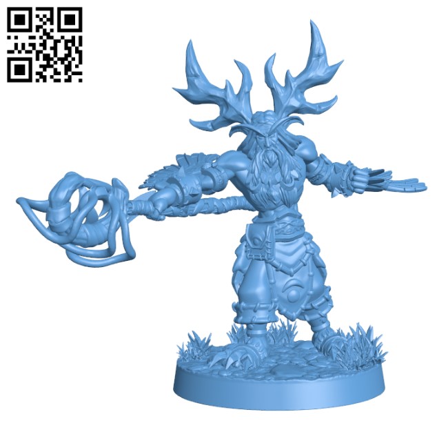 Stormrage Night Elf attack posed H001724 file stl free download 3D Model for CNC and 3d printer