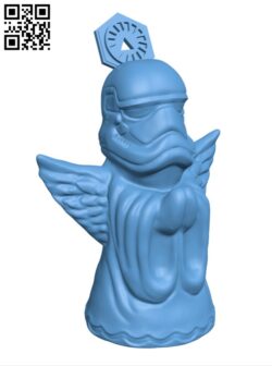 Stormtrooper angel – Christmas H001554 file stl free download 3D Model for CNC and 3d printer