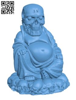 Terminator Buddha H002259 file stl free download 3D Model for CNC and 3d printer