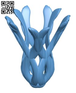 Textured vase H001971 file stl free download 3D Model for CNC and 3d printer