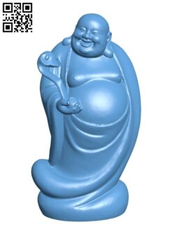 The Laughing Buddha H002263 file stl free download 3D Model for CNC and 3d printer