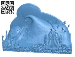 The Nightmare Before Christmas – Diorama H001436 file stl free download 3D Model for CNC and 3d printer