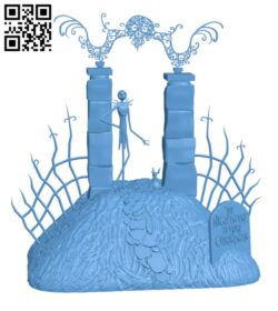 The Nightmare Before Christmas H001904 file stl free download 3D Model for CNC and 3d printer