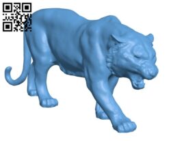 Tiger H002014 file stl free download 3D Model for CNC and 3d printer