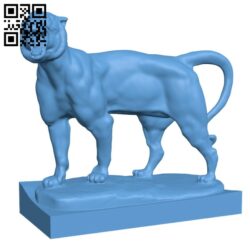 Tiger H002081 file stl free download 3D Model for CNC and 3d printer