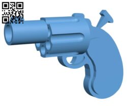 Toon Gun H001854 file stl free download 3D Model for CNC and 3d printer