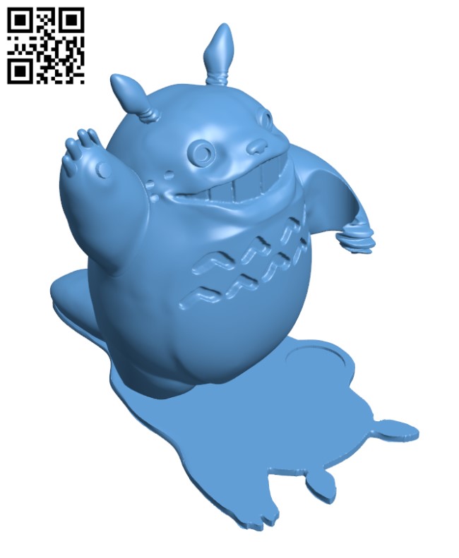 Totoro pen holder H002260 file stl free download 3D Model for CNC and 3d printer