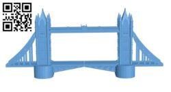 Tower Bridge – London H001725 file stl free download 3D Model for CNC and 3d printer