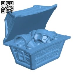 Treasure chest H001909 file stl free download 3D Model for CNC and 3d printer