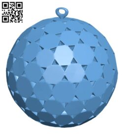 Triangle bauble H001910 file stl free download 3D Model for CNC and 3d printer