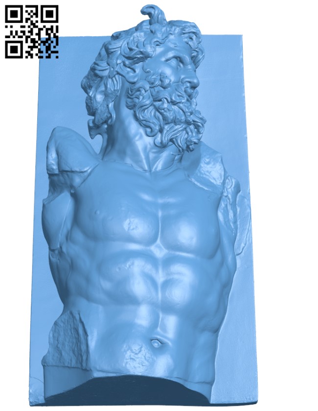 Upper body of giant, Klytios H002085 file stl free download 3D Model for CNC and 3d printer