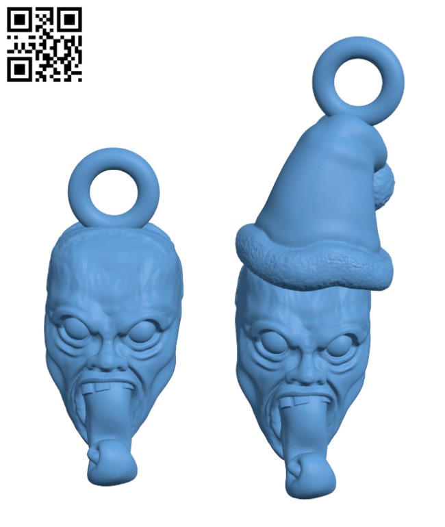 Uzumaki - Screamer Ornament H001913 file stl free download 3D Model for CNC and 3d printer