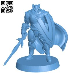 Void Knight Ready Pose H002266 file stl free download 3D Model for CNC and 3d printer
