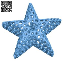 Voronoi Star H001917 file stl free download 3D Model for CNC and 3d printer