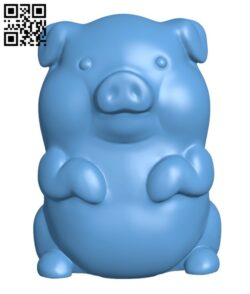 Waddles from Gravity Falls H002023 file stl free download 3D Model for CNC and 3d printer