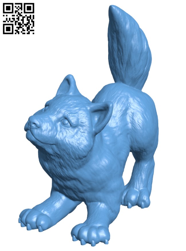 Wolfie - Wolf H002031 file stl free download 3D Model for CNC and 3d printer