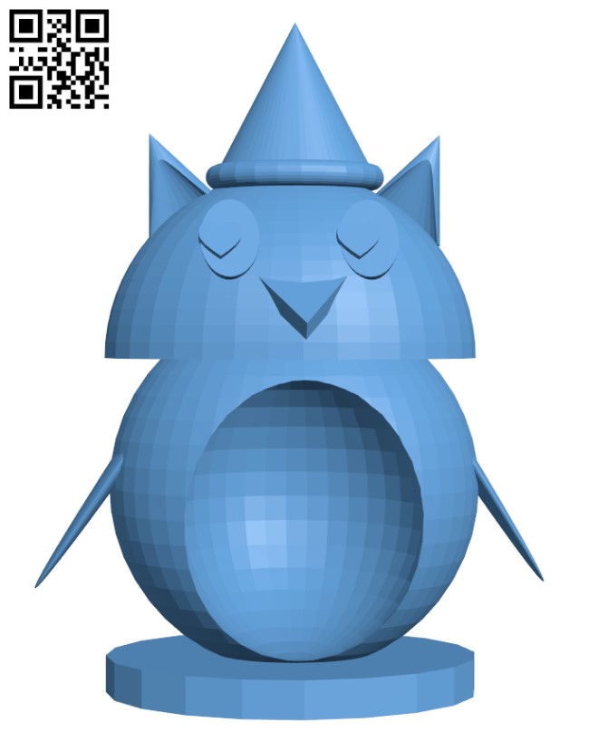 Xmas owl H001499 file stl free download 3D Model for CNC and 3d printer