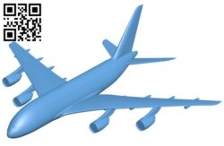 Airplane H003166 file stl free download 3D Model for CNC and 3d printer