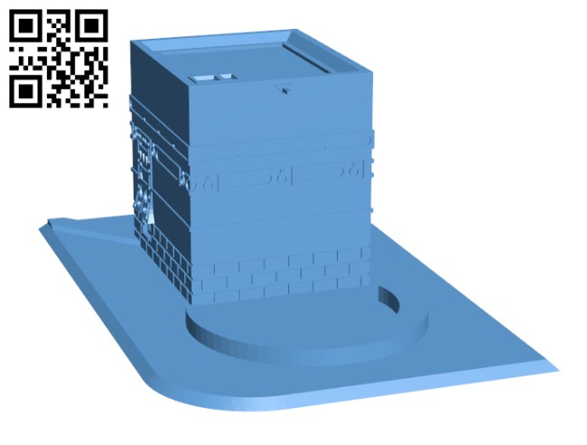 Al Kaaba - Saudi Arabia H002715 file stl free download 3D Model for CNC and 3d printer