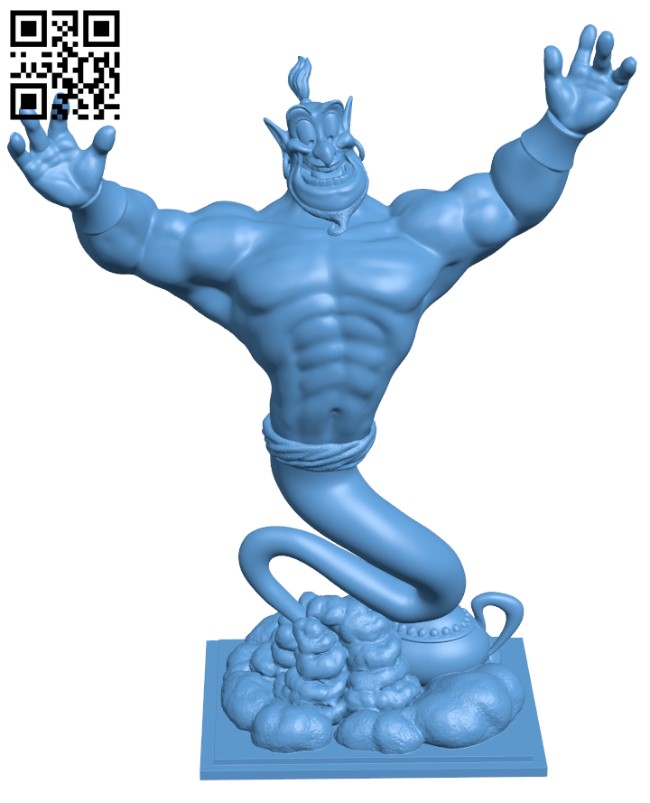 Aladin's Genie H003079 file stl free download 3D Model for CNC and 3d printer
