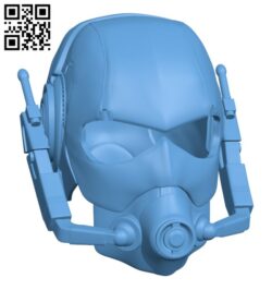 Ant-Man helmet wearable H002422 file stl free download 3D Model for CNC and 3d printer
