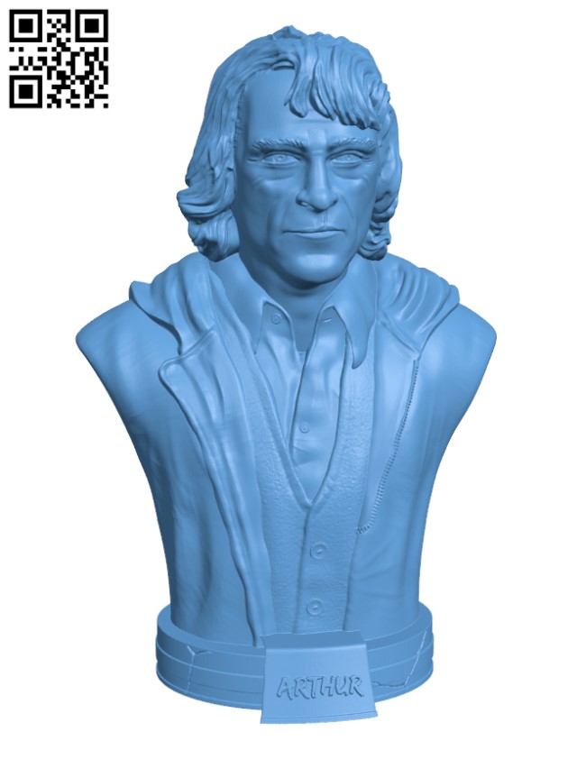 Arthur Fleck - Joker H002900 file stl free download 3D Model for CNC and 3d printer