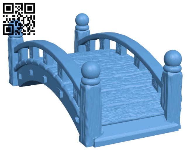 STL file Wooden bridge over the River Kwai (3) - Asian Asia Oriental Angkor  Ninja Traditionnal RPG Mini・3D print design to download・Cults