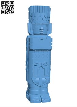 Atlante of Tula – Mexico H003018 file stl free download 3D Model for CNC and 3d printer