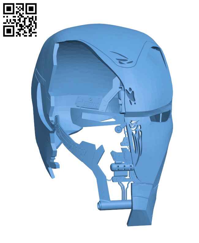 Avengers - Endgame helmet H002362 file stl free download 3D Model for CNC and 3d printer