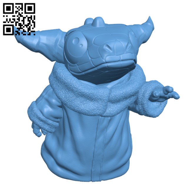 Baby Half-Dragon H002781 file stl free download 3D Model for CNC and 3d printer