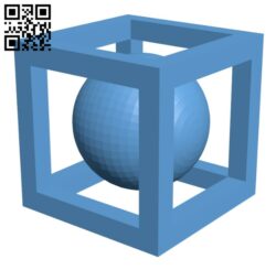Ball in a box H002424 file stl free download 3D Model for CNC and 3d printer