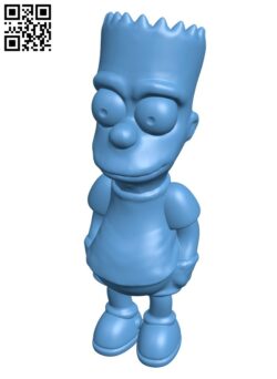 Bart Simpson H003170 file stl free download 3D Model for CNC and 3d printer