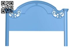 Bed frame pattern A006792 download free stl files 3d model for CNC wood carving
