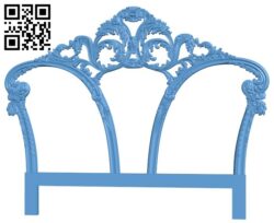 Bed frame pattern A006798 download free stl files 3d model for CNC wood carving
